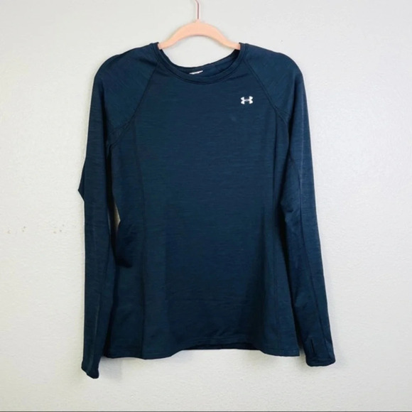 UNDER ARMOUR Fitted Long Sleeve Athletic‎ Running Top Size Medium - Picture 1 of 5